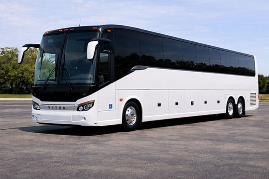 56-passenger charter bus available for charter in Ashland, KY